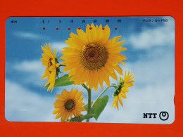 T-195 - JAPAN -JAPON, NIPON, TELECARD, PHONECARD, Flower, Fleur,  NTT JP- 111-064 - Giappone