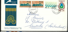 UNION SUD-AFRICAINE Ca.1970: LSC De CAPE TOWN à Lausanne (Suisse) - Cartas & Documentos