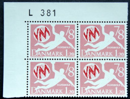 Denmark 1978  World Cup Handball  MiNr.655  MNH (**) Cz.Slania  ( Lot  Ks 1412 ) - Unused Stamps