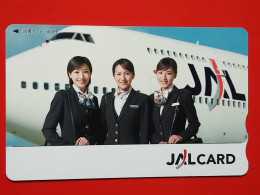 T-199 - JAPAN -JAPON, NIPON, Carte Prepayee AVION, PLANE, AVIO,  - Vliegtuigen