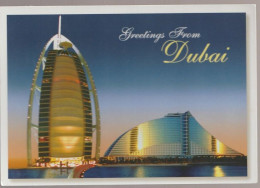 Cartolina Non Viaggiata Dubai Burj Al Arab The World's Tallest And Most Luxorious Hotel Jumeirah Beach Hotel - Dubai