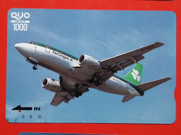 T-200 - JAPAN -JAPON, NIPON, Carte Prepayee AVION, PLANE, AVIO,  - Aerei