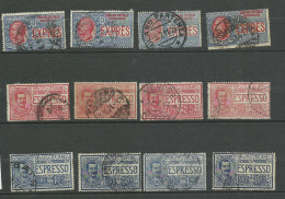 Italie Expres  N°  1 X4  ; 2  X 4  Et 12  X  4   Oblitérés    B/TB   Voir Scans Soldé   ! ! ! - Express Mail