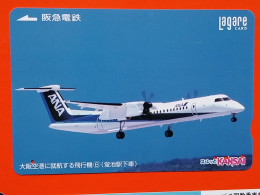 T-200 - JAPAN -JAPON, NIPON, Carte Prepayee AVION, PLANE, AVIO,  - Avions