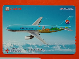 T-200 - JAPAN -JAPON, NIPON, Carte Prepayee AVION, PLANE, AVIO,  - Airplanes