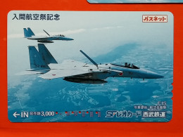 T-200 - JAPAN -JAPON, NIPON, Carte Prepayee AVION, PLANE, AVIO,  - Airplanes