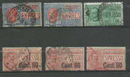 Italie Expres  N°  8 X 3 ;  13 ; 14 Et 19     Oblitérés    B/TB   Voir Scans Soldé   ! ! ! - Exprespost