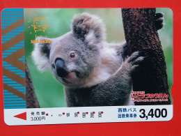 T-204 - JAPAN -JAPON, NIPON, Carte Prepayee  ANIMAL,  - Sonstige & Ohne Zuordnung