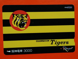 T-204 - JAPAN -JAPON, NIPON, Carte Prepayee  ANIMAL, TIGER, TIGRE - Otros & Sin Clasificación