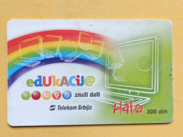 T-205 - YUGOSLAVIA TELECARD, PHONECARD , EDUKACIJA TELEKOM SERBIA - Yougoslavie