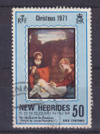 New Hebrides 1971 Mi. 312, 50c. Weihnachten Christmas Jul Noel Natale Navidad Gemälde Jacopo Tintoretto - Gebraucht