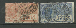 Italie Poste Aérienne N° 6  Et  8       Oblitérés    B/TB   Voir Scans Soldé   ! ! ! - Airmail