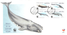 SOUTH AFRICA - FDC 1998 WWF - WHALE / 4138 - FDC