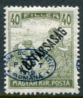 DEBRECEN 1919  40f . Harvesters Köztarsasag With Blue Overprint LHM / *   Michel 50 - Debreczin