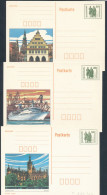 RDA - Entier Postal / DDR - Ganzsachen Mi.Nr. P 109/01, 02, 03 ** - Postales - Usados