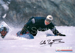 Autogramm Scott Team-AK Snowboarder Gilles Jaquet Schweiz La Chaux-de-Fonds ISF Olympia Weltmeister Helvetia Switzerland - Autografi