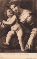 ARTS - Tableaux - Guillio Romano - La Madonna Col Bambino - Carte Postale Ancienne - Malerei & Gemälde