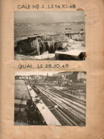 La Seyne (83)  Chantier Naval : Cahier Photographique Forges Et Chantiers De La Méditerranée 1948 - 1949 - Albums & Collections