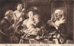 ARTS - Tableaux - Jordaens - Concert De Famille - Carte Postale Ancienne - Paintings