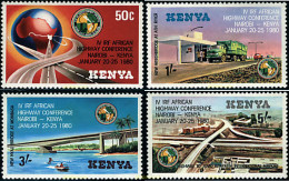 42568 MNH KENIA 1980 4 CONFERENCIA INTERNACIONAL DE LA FEDERACION DE LAS AUTOPISTAS AFRICANAS - Kenya (1963-...)