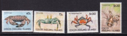 COCOS MNH **  1990 Faune Crabes - Cocos (Keeling) Islands