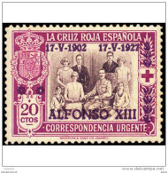 ES362STV-L4477PC-TESPCORRURGE.ANIVERSARIO.JURA CONSTITUCION POR ALFONSO Xlll. 1927 (Ed 362*) Con Leve Charnela MAGNIFICO - Espresso