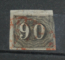 BRAZIL 1850, Figure, "Cat's Eye", Mi #15, Used, CV: €17 - Usati