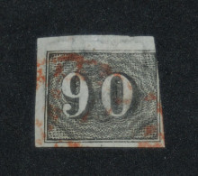 BRAZIL 1850, Figure, "Cat's Eye", Mi #15, Used, CV: €17 - Used Stamps