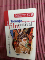 Phonecard CANADA  Toronto Film Festival  08/96,Only  5000 EX Made Used Rare - Kanada
