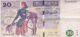 LOT M-53 - TUNISIE - BILLET DE 20 DINARS - Tunisie