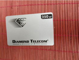 Diamond Telecom 250 BEF  Used 2 Photos Used Rare - Carte GSM, Ricarica & Prepagata