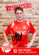 AK Marc Heitmeier Offenbacher Kickers 09-10 Offenbach Lütgendortmund SC Preußen Münster SV Wilhelmshaven FSV Frankfurt - Authographs