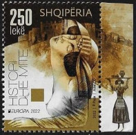 ALBANIA /ALBANIEN /ALBANIE /EUROPA 2022 (2023) -"LEYENDAS Y MITOS" - "STORIES And MYTHS".-STAMP From SOUVENIR SHEET MINT - 2022