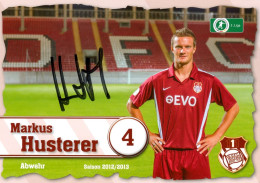 AK Markus Husterer Offenbacher Kickers 12-13 Böhmfeld Eintracht Frankfurt FSV Eintracht Braunschweig FC Bayern München - Autografi