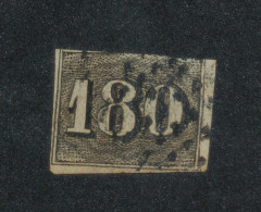 BRAZIL 1850, Figure, "Cat's Eye", Mi #16, Used, CV: €60 - Usati