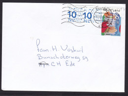Netherlands: Cover, 2011, 3 Stamps, Child, Children, Robot Toy, Barbie Doll, Playing (traces Of Use) - Covers & Documents
