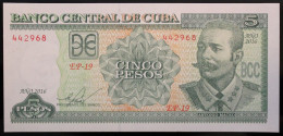 Cuba - 5 Pesos - 2016 - PICK 116p - NEUF - Kuba