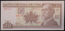 Cuba - 10 Pesos - 2015 - PICK 117r - NEUF - Cuba