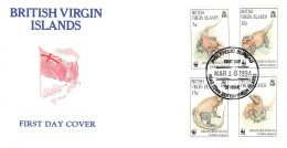 BRITISH VIRGIN ISLANDS - FDC 1995 WWF - IGUANA / 4141 - Britse Maagdeneilanden