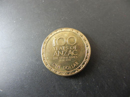 Australia 1 Dollar 2014 - 100 Years Of Anzac - Dollar