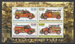 Bulgaria 2005 - Transport: Fire Cars - S/s MNH - Ongebruikt