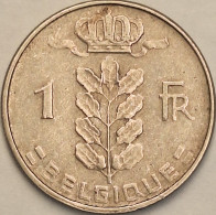 Belgium - Franc 1960, KM# 142.1 (#3109) - 1 Franc