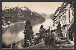 110097/ SEELISBERG, Hotel *Bellevue*, Aussicht Auf Den Urnersee  - Seelisberg