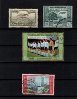 ! Lot Of 8 Stamps + 1 Cover From Yemen, Briefmarkenlot Jemen - Yemen