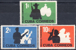 CUBA 1962, PEOPLE'S POLICE, COMPLETE MNH SERIES With GOOD QUALITY,*** - Unused Stamps