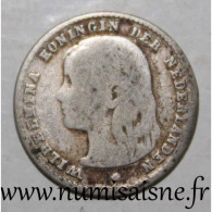 PAYS BAS - KM 882 - 10 CENTS 1897 - Wilhelmina - B - Andere & Zonder Classificatie