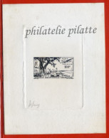 Afrique Equatoriale PA51 Epreuve D'artiste Avions,arbres - Autres & Non Classés