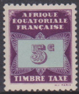 Afrique Equatoriale Taxe  1** - Autres & Non Classés