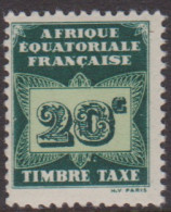 Afrique Equatoriale Taxe 3** - Autres & Non Classés