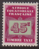 Afrique Equatoriale Taxe 6** - Andere & Zonder Classificatie